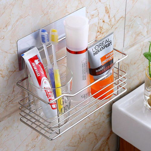 解放浴室空间的艺术 凯米Kimi无痕免打孔卫浴收纳架体验